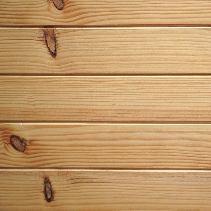Lambris pin 90 x 10 mm grain d'orge verni naturel petits noeuds