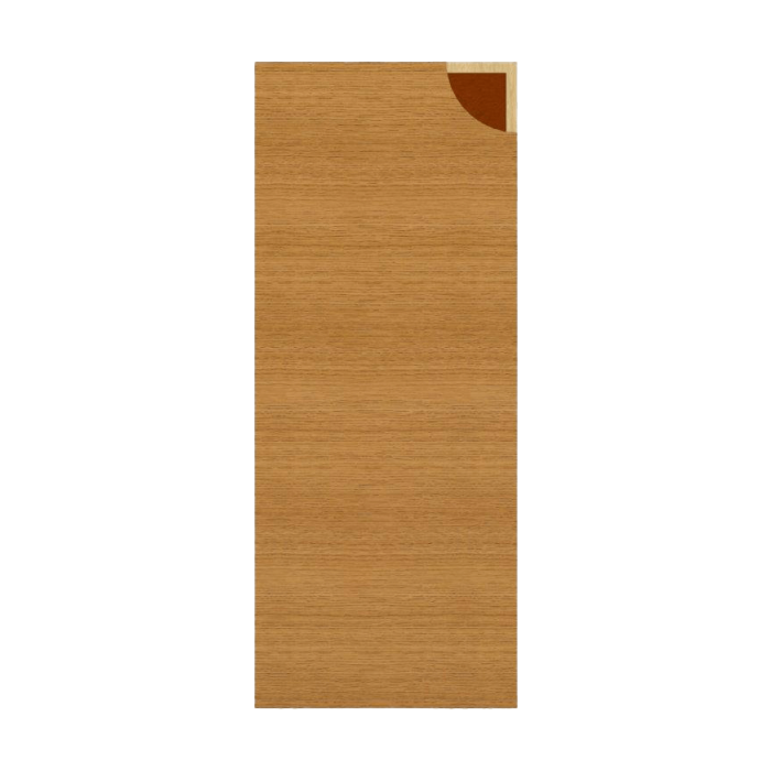 Porte placage chêne fil horizontal 2040 x 730 x 40 mm