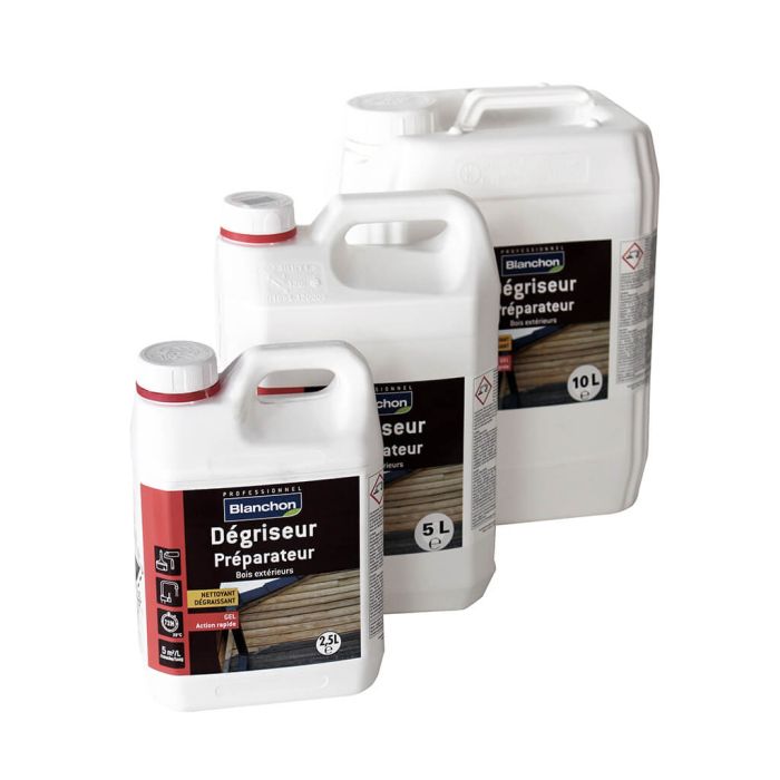 Dégriseur préparateur bois bidon 5 litres