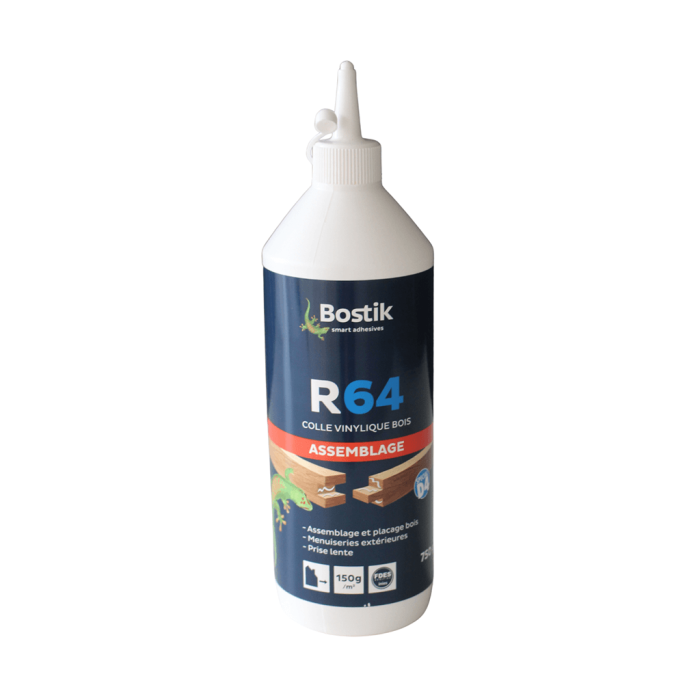 Colle vinylique bostik R64 D4 biberon 750 gr Colle vinylique bostik R64 D4 biberon 750 gr
