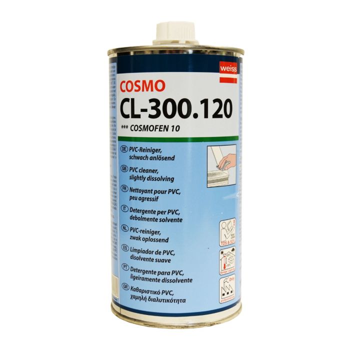 Nettoyant PVC COSMO CL-300.120 bidon1 litre dissolvant