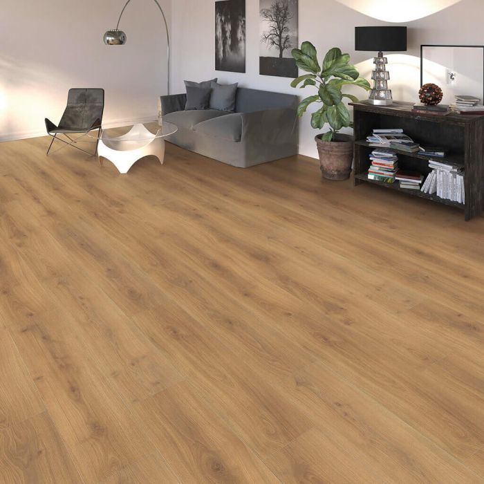 Sol tritty 100 Chêne emilia miel 1282 x 193 x 8 mm