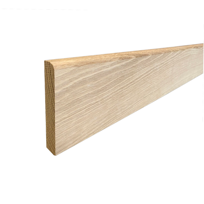 Plinthe chêne massif 100 x 10 mm angle arrondie Plinthe chêne massif 100 x 10 mm angle arrondie