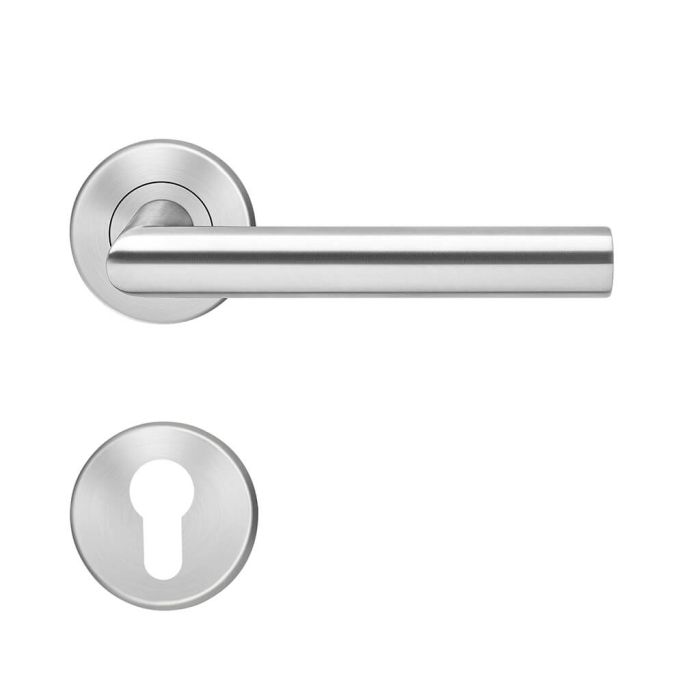 Poignée SLIMSTYLE BE300B Clé I RHODOS PZ 71 - Inox satiné Poignée SLIMSTYLE BE300B Clé I RHODOS PZ 71 - Inox satiné