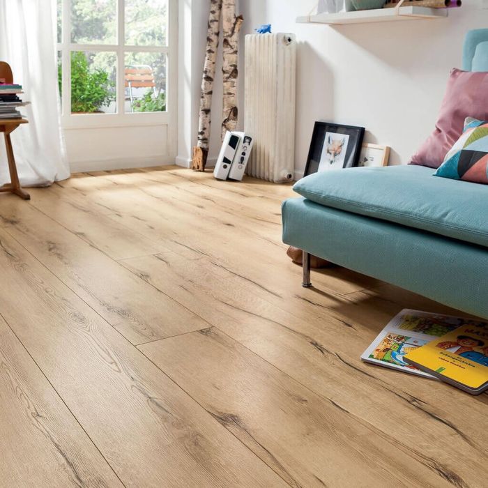 Sol tritty 100 Chêne italica crème 2200 x 243 x 8 mm