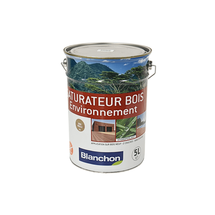 Saturateur bois environnement bidon 750 ml Gris Vieilli Saturateur bois environnement bidon 750 ml Gris Vieilli