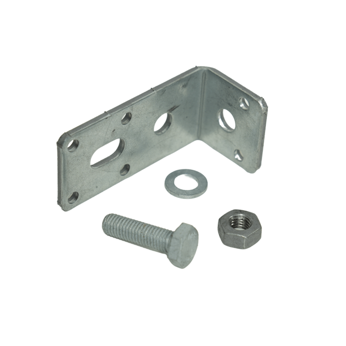 Equerre I 86/41 D2 86 x 41 x 5 mm avec 1 vis M10. Equerre I 86/41 D2 86 x 41 x 5 mm avec 1 vis M10.