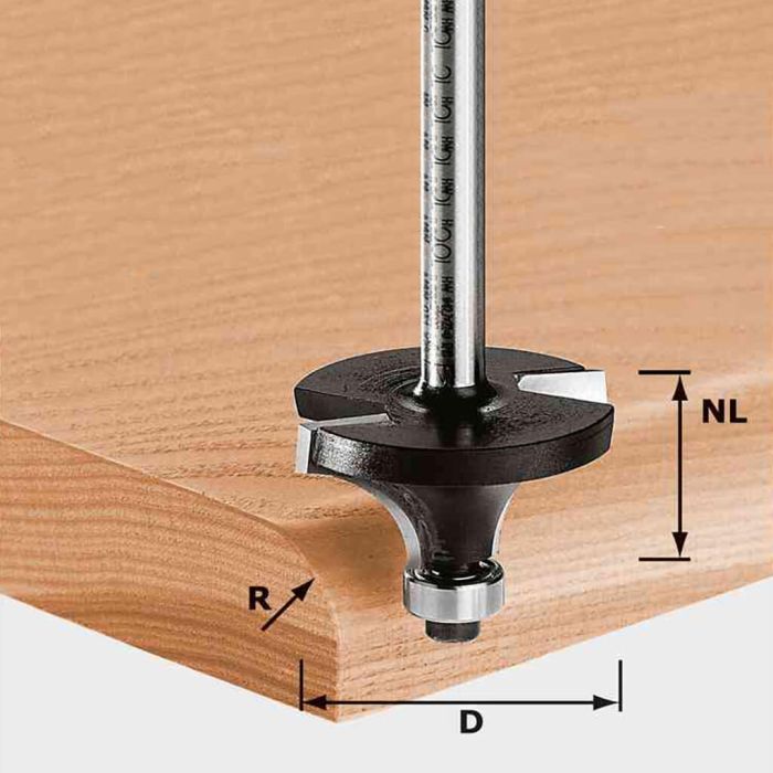 Fraise à moulurer HW S8 D19 1/R3 KL Festool Fraise à moulurer HW S8 D19 1/R3 KL Festool