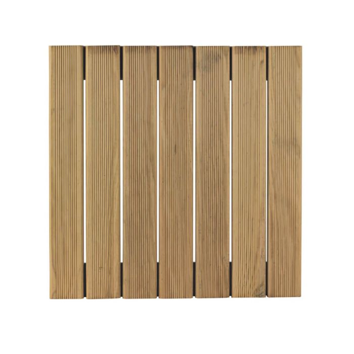 Caillebotis pin maritime 500x500 mm sans noeud traité classe IV vert Caillebotis pin maritime 500x500 mm sans noeud traité classe IV vert