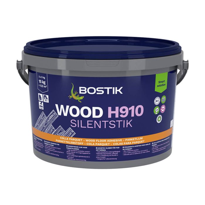 Colle parquet bostik Wood H 910 seau (3 sachets 5 kg) 15 kg
