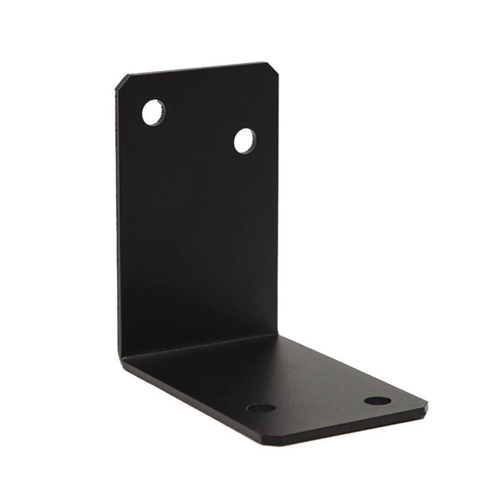 Equerre 113 x 113 x 70 mm noire assemblage 90°
