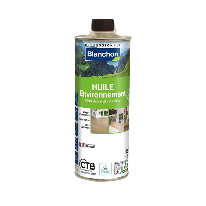 Huile Environnement Bois Naturel bidon 0.5 litres