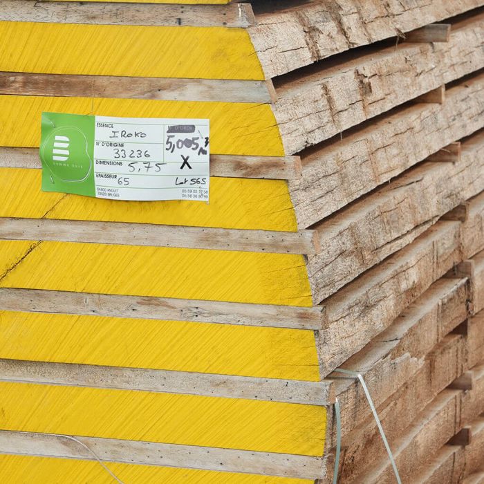 Iroko 120 mm bille mesurage plot.