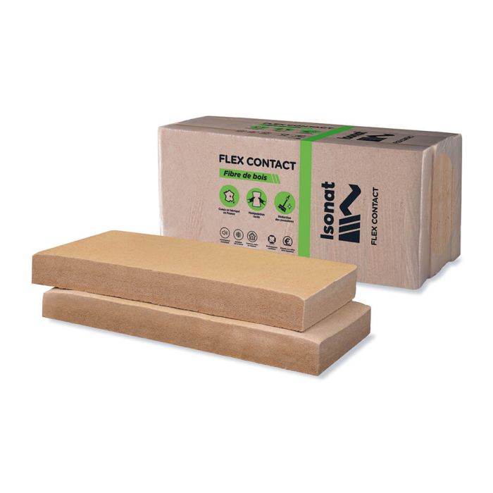 ISONAT Flex 40 60 mm 40 kg/m³. R = 1.55 ISONAT Flex 40 60 mm 40 kg/m³. R = 1.55