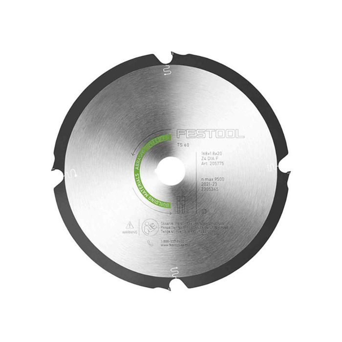 Lame de scie circulaire Diamant 168*1.8*20 F4 Festool Lame de scie circulaire Diamant 168*1.8*20 F4 Festool