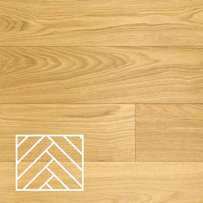 Parquet Chêne Natural 710x124x14mm huilé select. bâton rompu
