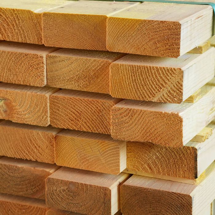 Sapin nord blanc 45 x 70 x 5500 mm raboté 3 faces traité classe II.