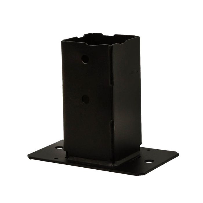 Pied de poteau type A HT100 Noir 