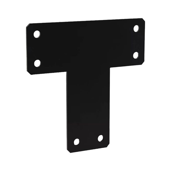 Plaque en T 190 x 190 mm noire 