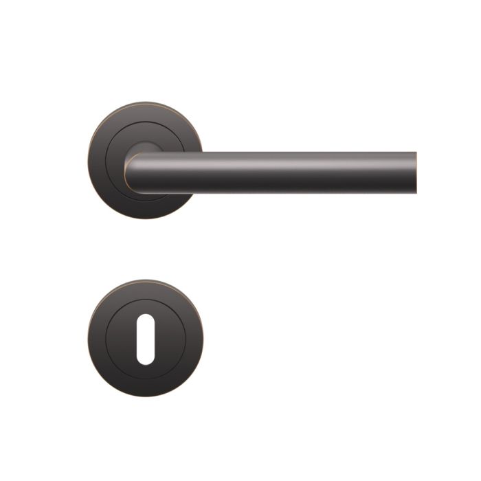 Poignée RHODOS BER28 BB 81 clé L Bronze Antique