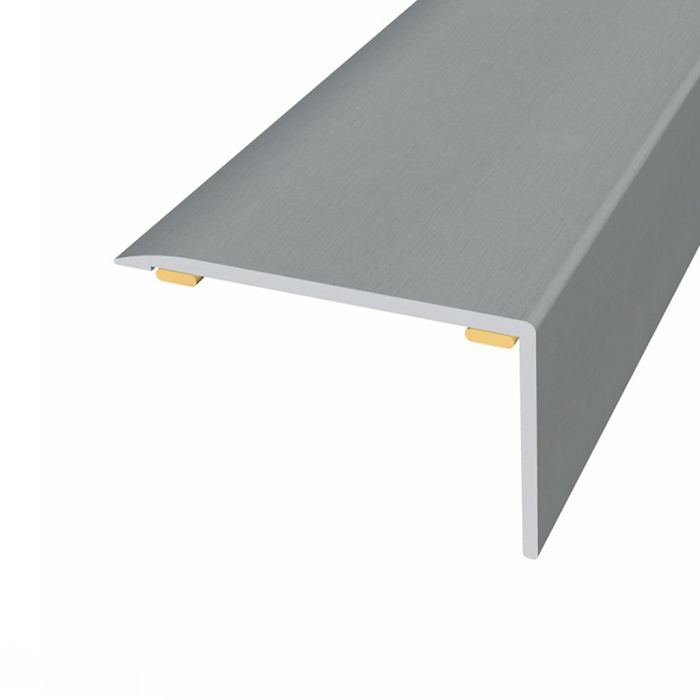 Profil nez de marche 482 adhésif Alu 25 - 2700 x 40 X 25 mm