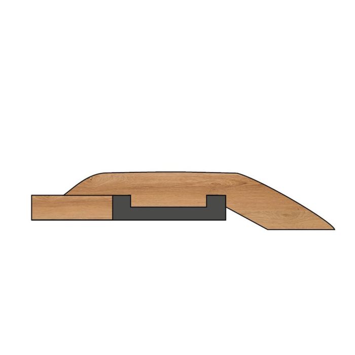 Profil rattrapage chêne fumé/barbar 1200 mm Spc Lalegno Profil rattrapage chêne fumé/barbar 1200 mm Spc Lalegno