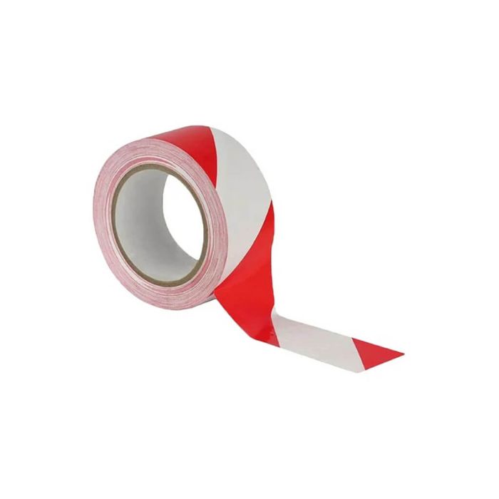 Ruban de signalisation rouge et blanc 100 ml x 50 mm Ruban de signalisation rouge et blanc 100 ml x 50 mm