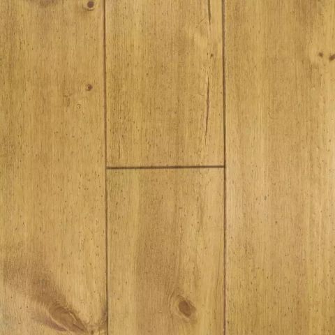 Parquet pin rustique 150 x 14 mm huilé praline endommagé poinconné