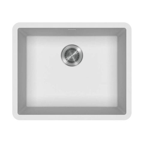 Evier de cuisine CORA-UN 108 S/Whit 500 x 400 x 175 mm Kerrock