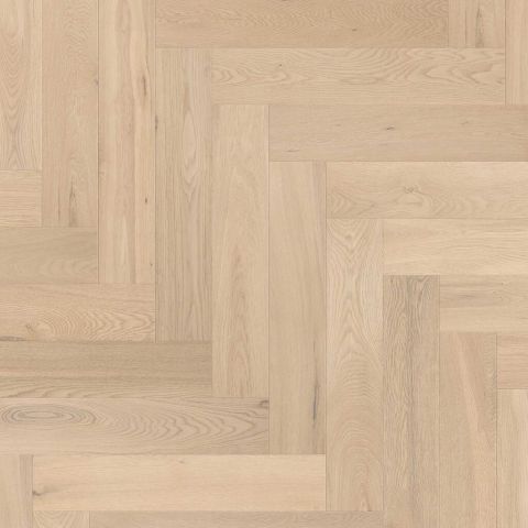 Parquet Chêne St Paul's 630x90x14mm huile blanc MR