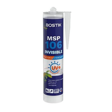 Mastic Bostik MSP 106 Translucide cartouche 290 ml