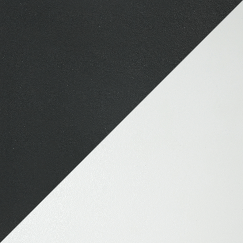 Trespa pure white / anthracite grey Duocolour épaisseur 08 mm