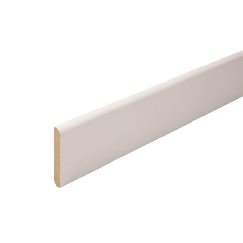 Plinthe mdf hydrofuge prépeint AR 2440 x 100 x 12 mm