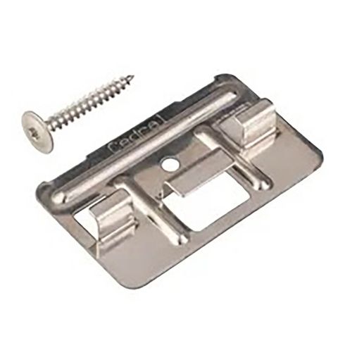 Clips inox cédral click sachet de 250 clips + 260 vis