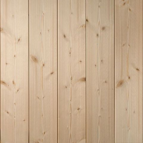 Lambris sapin 90 x 10 mm grain d'orge brut