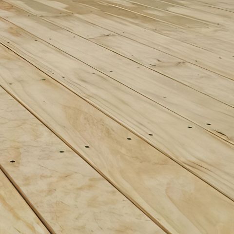 Terrasse accoya 145 x 20 mm classe IV naturel. pose à visser.