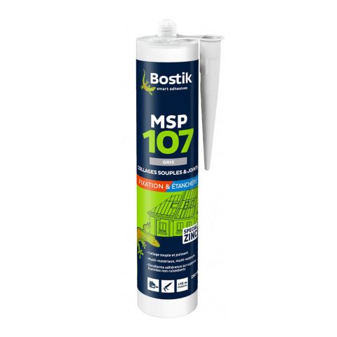 Mastic Bostik MSP 107 gris cartouche 290 ml