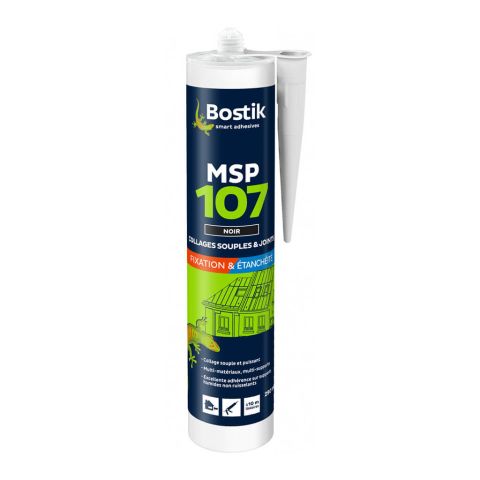 Mastic Bostik MSP 107 noir cartouche 290 ml