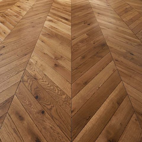Parquet chêne haussmann 90 x 16 mm verni satiné 1063 RU/CA