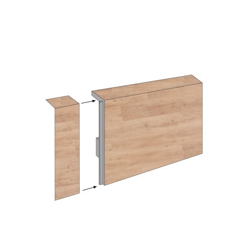 Plinthe chêne oak/palermo 1220 x 60 x 12 mm Spc Lalegno