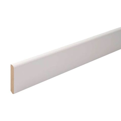 Plinthe mdf hydrofuge prépeint AR 2440 x 70 x 10 mm