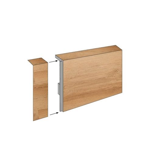 Plinthe chêne fumé/barbaresco 1220 x 60 x 12 mm Spc Lalegno