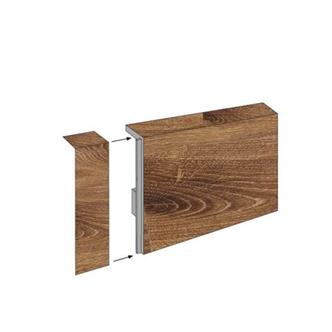 Plinthe chêne jesi 1220 x 60 x 12 mm Spc Lalegno