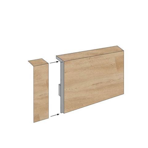 Plinthe chêne perugia 1220 x 60 x 12 mm Spc Lalegno