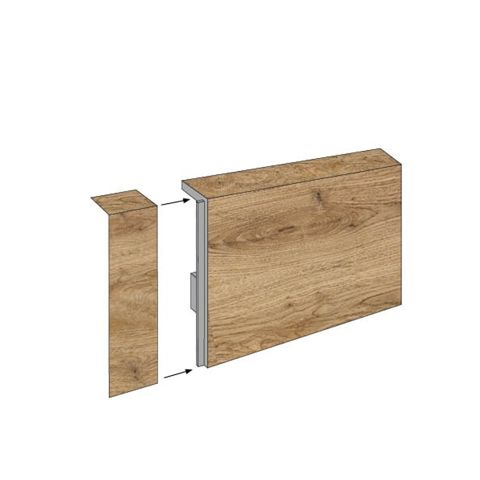 Plinthe chêne veneto 1220 x 60 x 12 mm Spc Lalegno