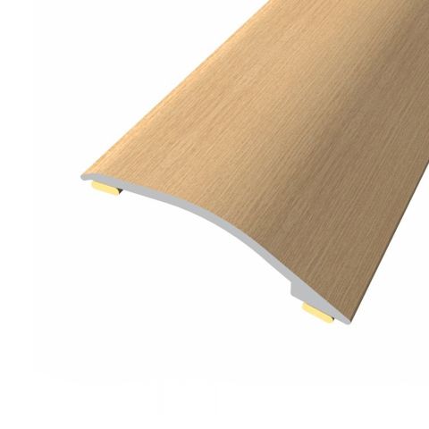 Profil différence niveau adhésif Alu chêne n°80 - 900 x 38 mm