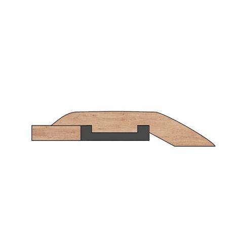 Profil rattrapage chêne oak/palermo 1200 mm Spc Lalegno